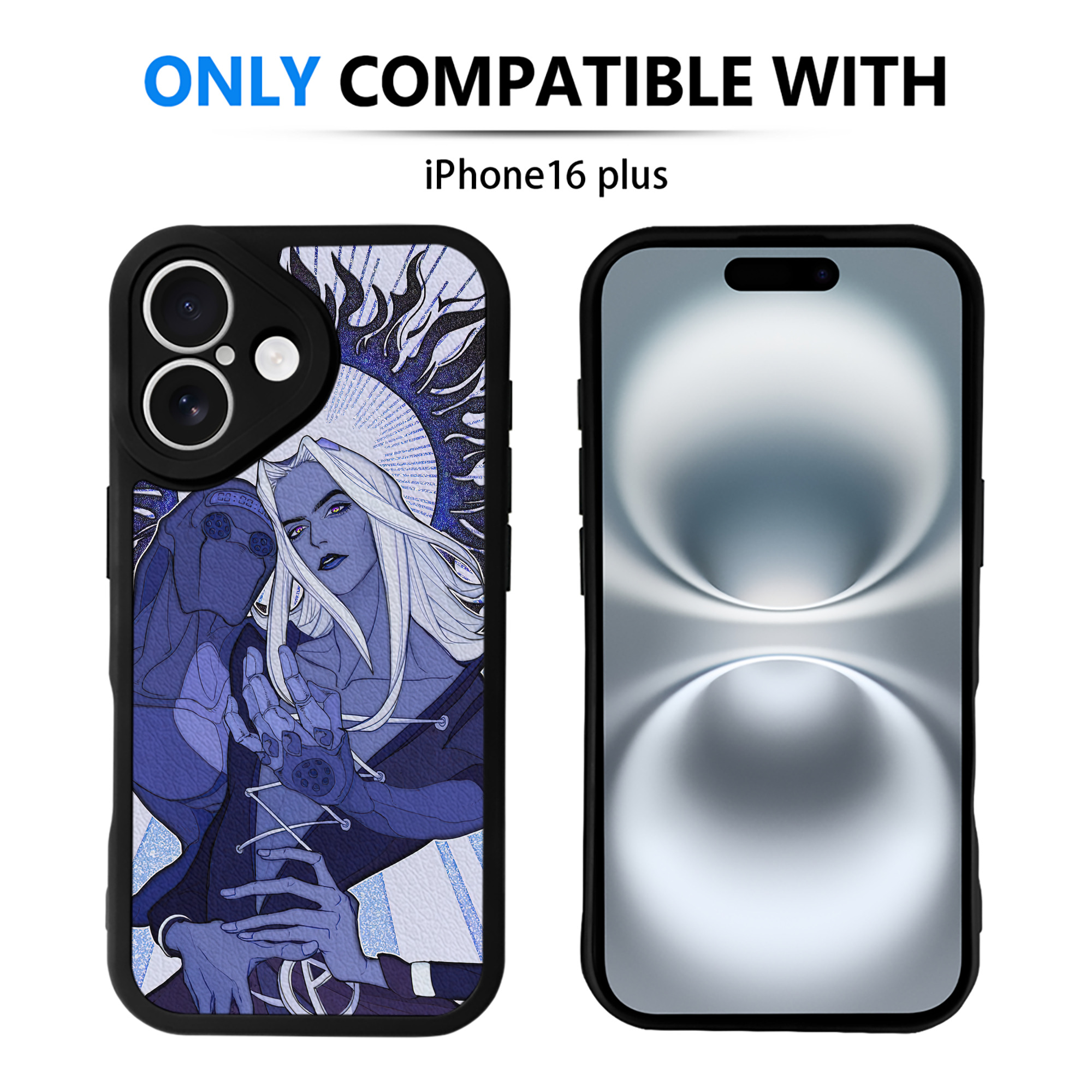 （画像用） ジョジョの奇妙な冒険 JoJo's Bizarre Adventure 【iPhone 16シリーズ対応】シリコンスマホケース（レザー調） 材質：シリコン